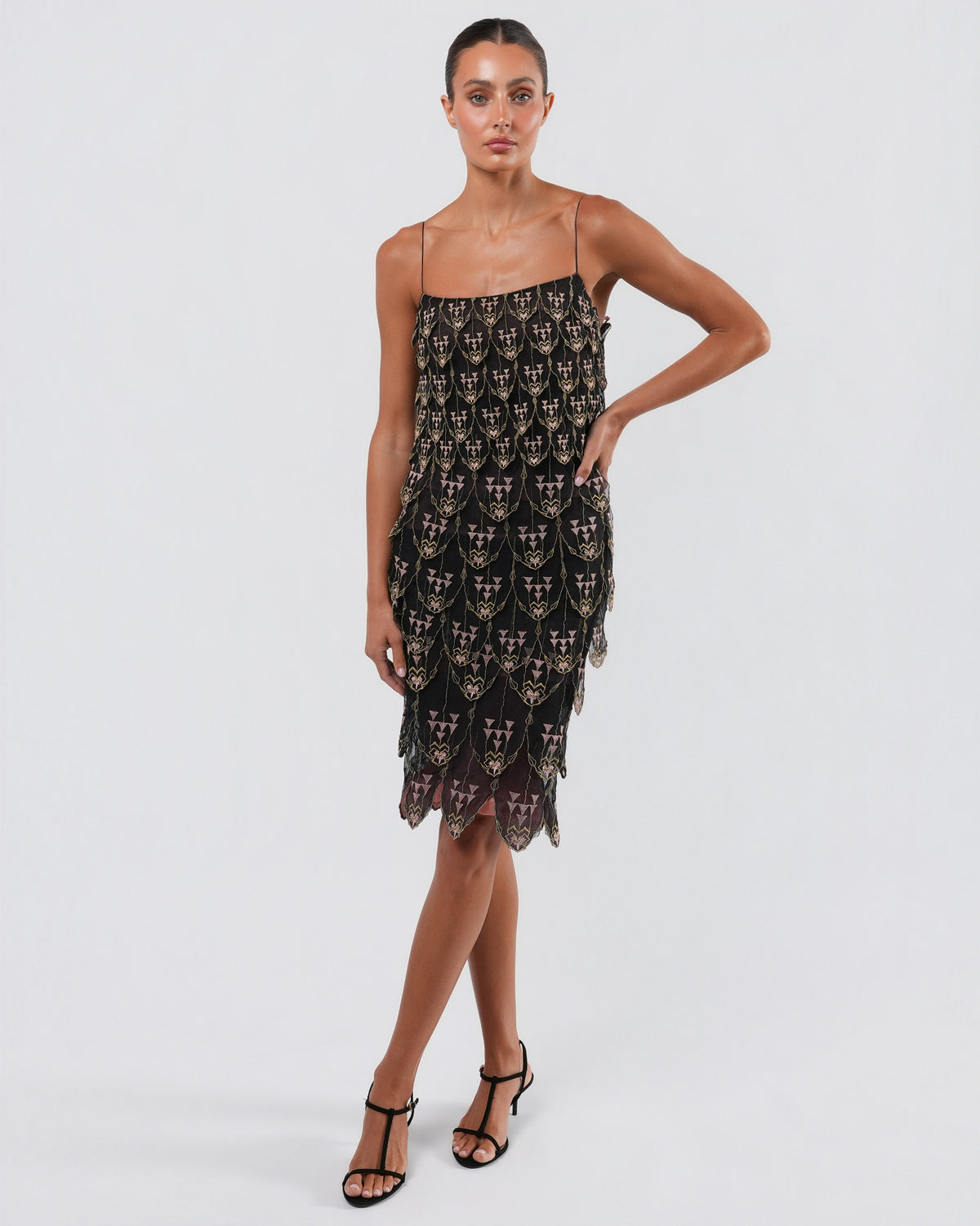 FW 1998 Scalloped Dress
