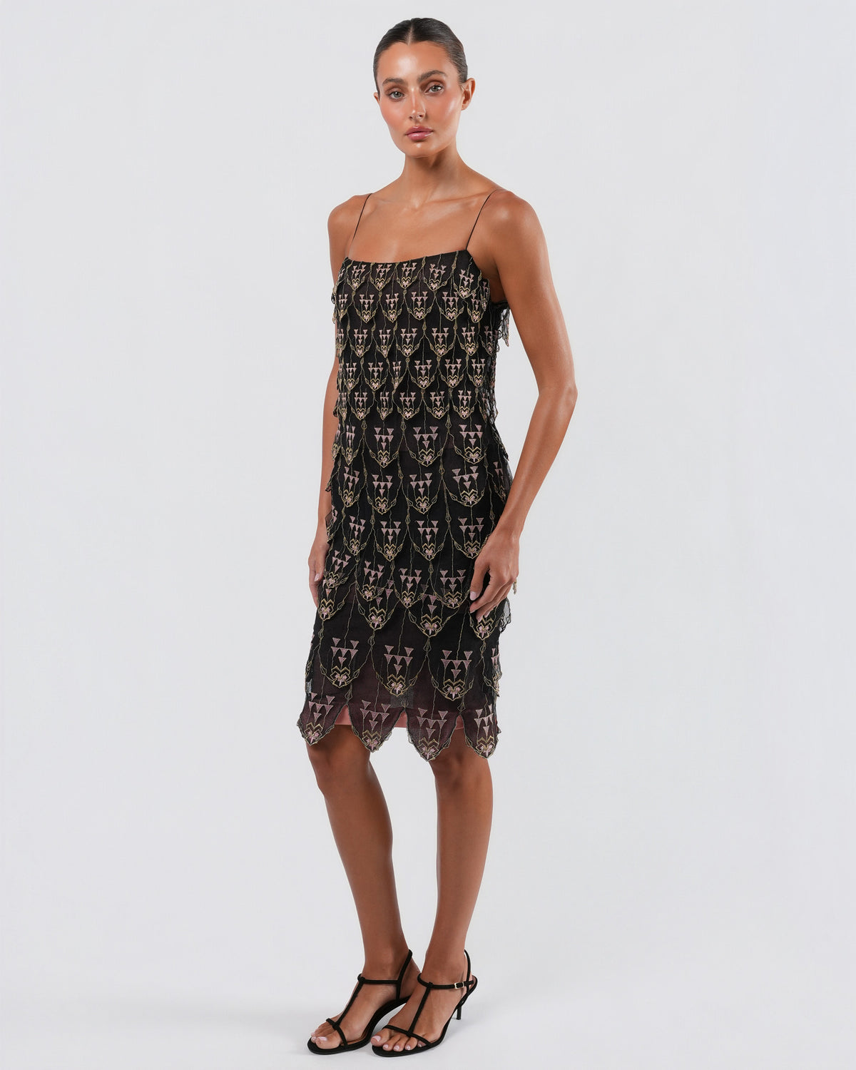 FW 1998 Scalloped Dress