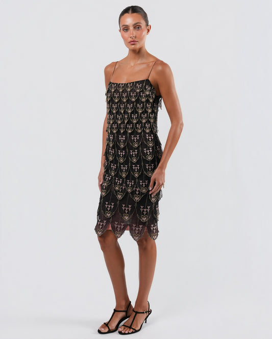 FW 1998 Scalloped Dress