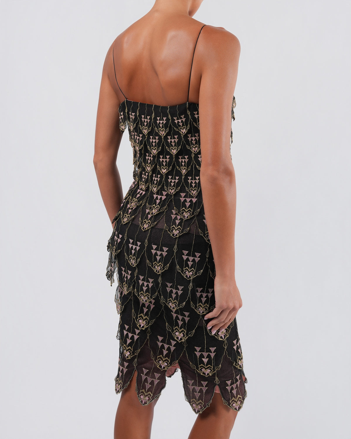FW 1998 Scalloped Dress