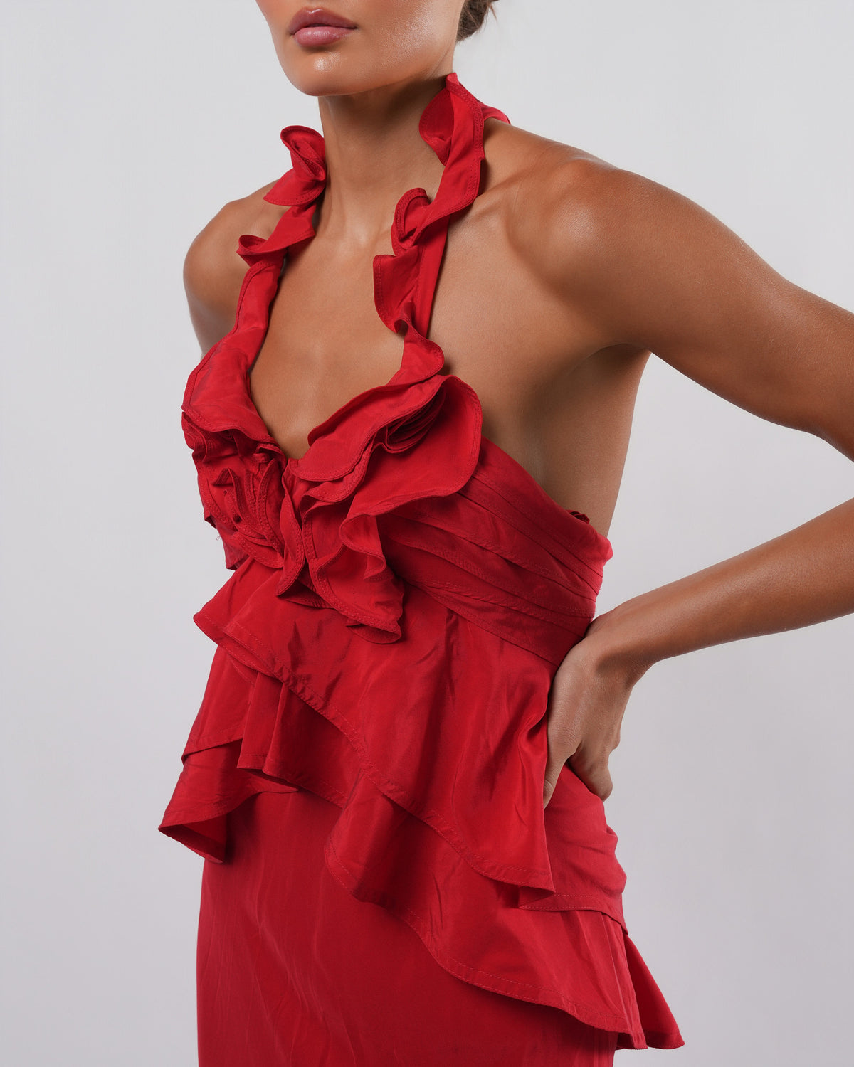 Tom Ford Era FW 2003 Silk Gown