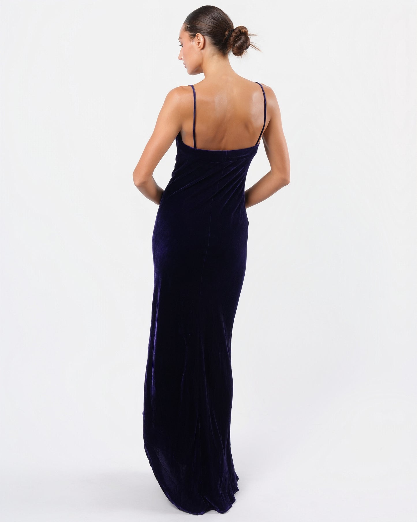 c. 1998 Velvet and Lace Gown