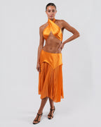 SS 2004 Tangerine Silk Set