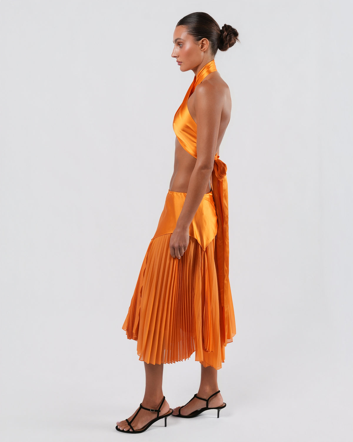 SS 2004 Tangerine Silk Set
