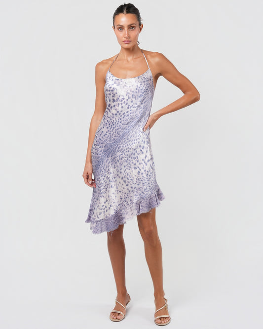 SS 2000 Swarovski Crystal Embellished Halter Dress