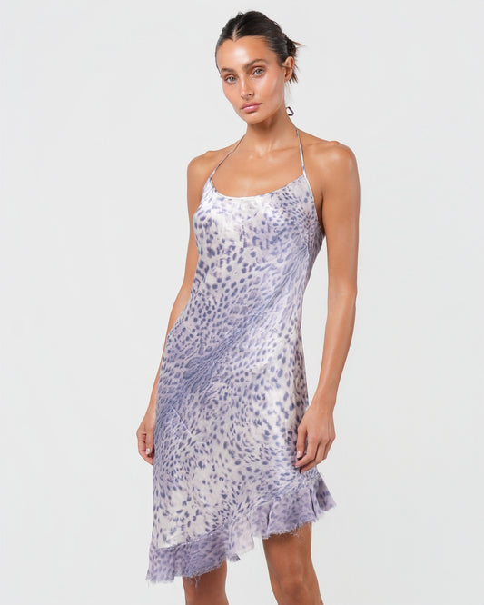 SS 2000 Swarovski Crystal Embellished Halter Dress
