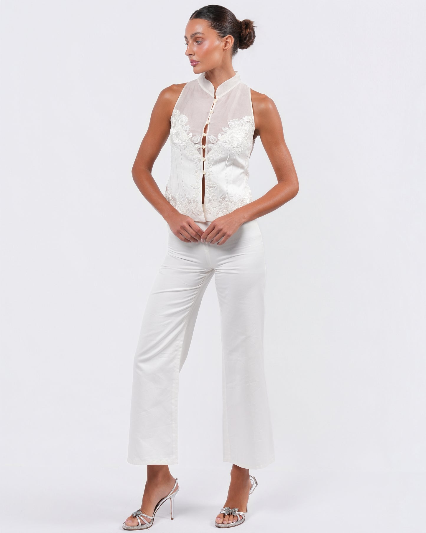 Early 2000s Beaded Top and Pants