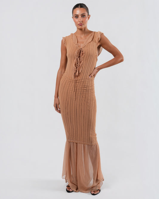 SS 2001 Silk And Knit Gown