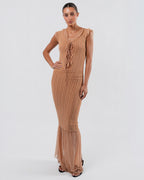 SS 2001 Silk And Knit Gown