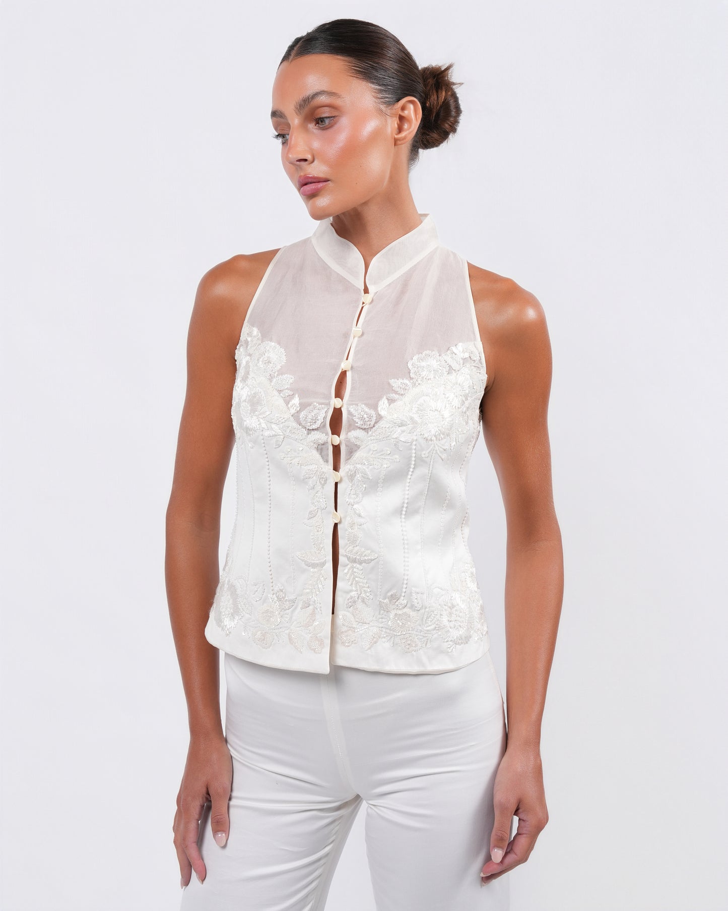 Early 2000s Beaded Top and Pants