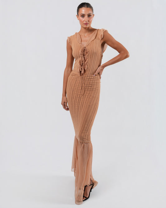 SS 2001 Silk And Knit Gown