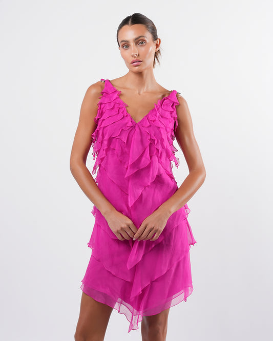 Galliano SS 2003 Ruffle Dress