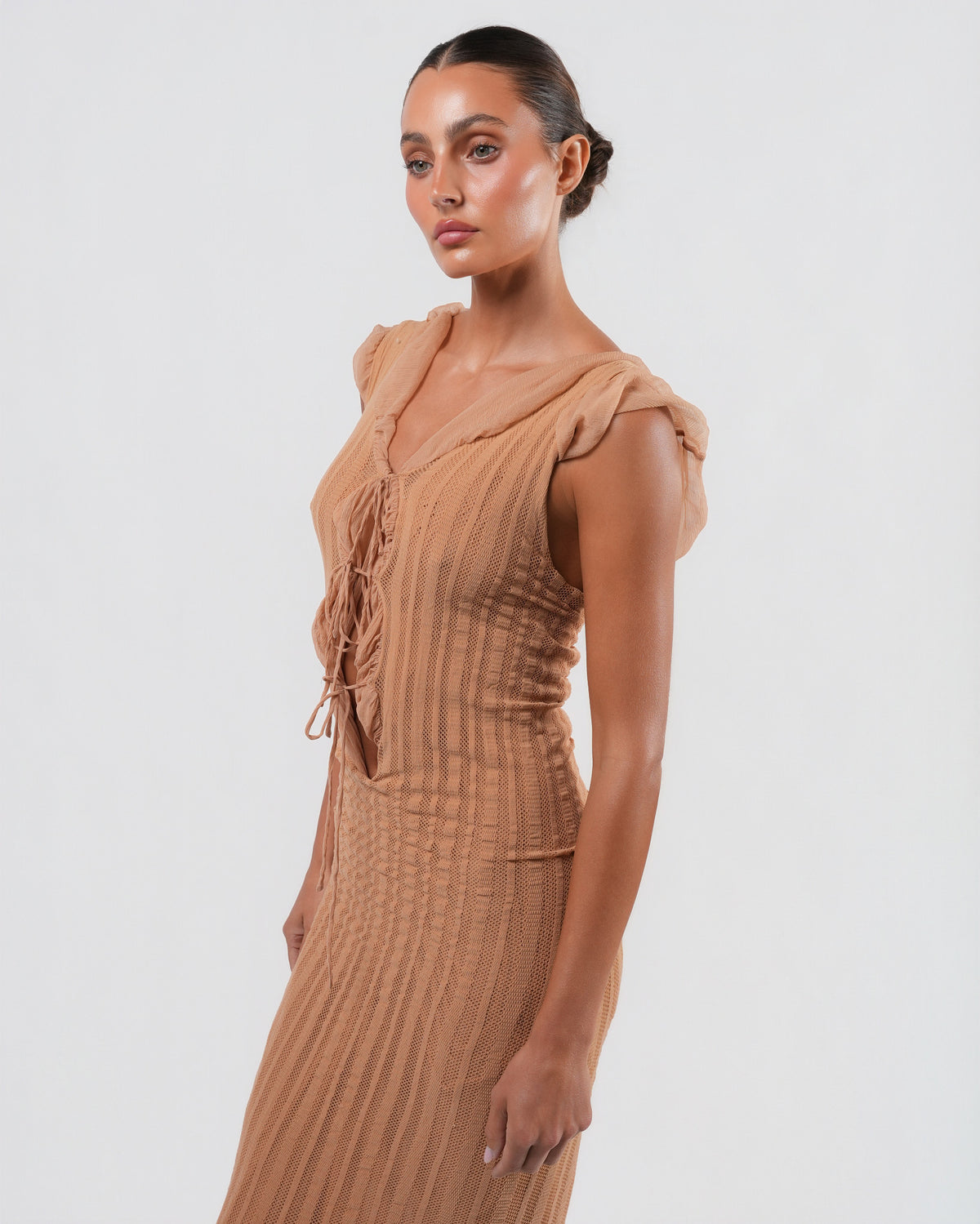 SS 2001 Silk And Knit Gown