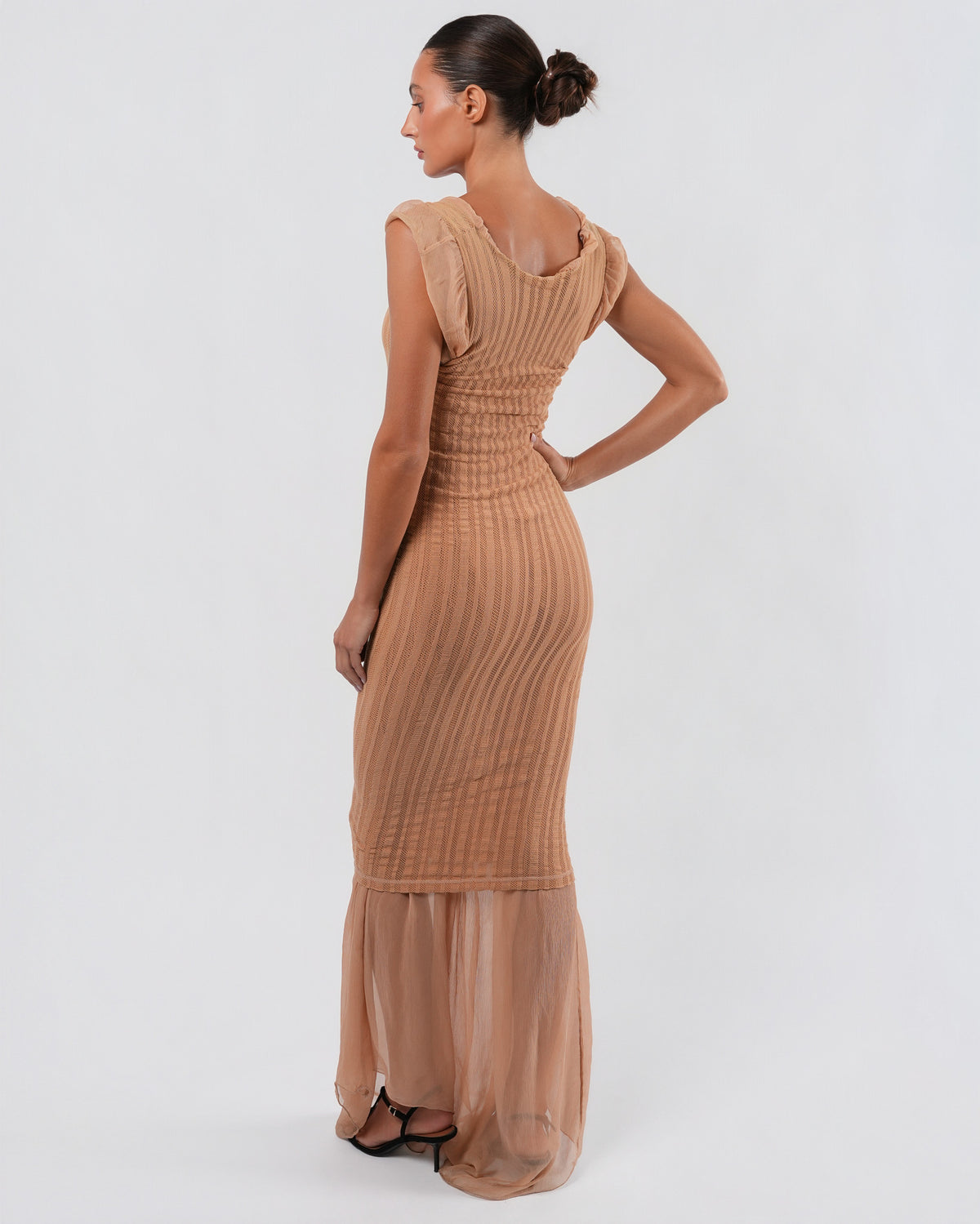 SS 2001 Silk And Knit Gown