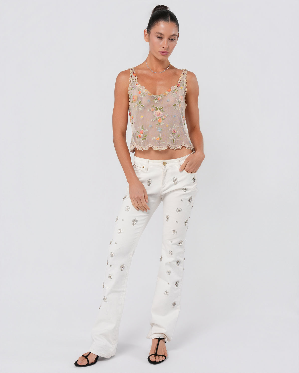 Embellished Jeans