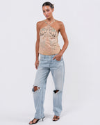 SS 2004 Suede Butterfly Top