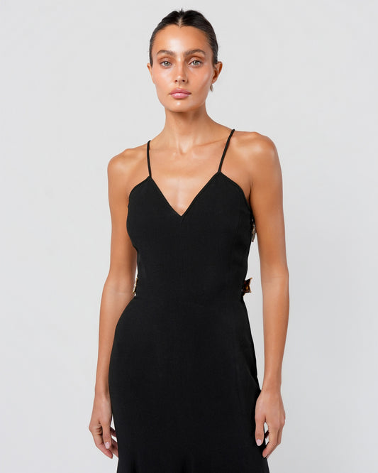 SS 1993 Runway Rhinestone Star Dress