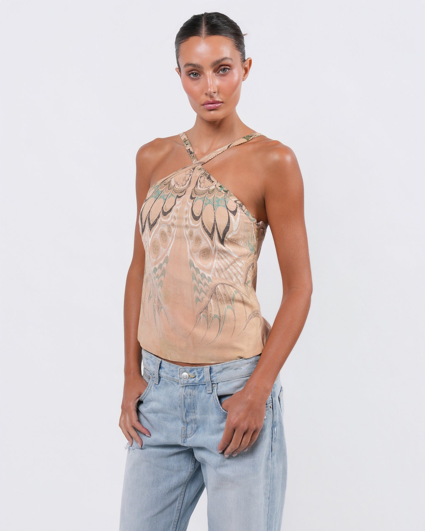 SS 2004 Suede Butterfly Top