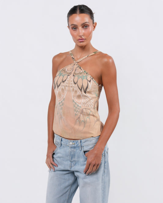 SS 2004 Suede Butterfly Top
