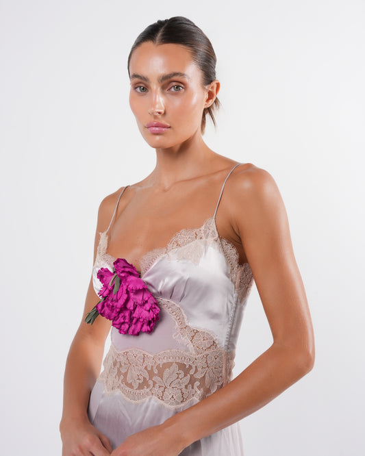 FW 2004 Silk And Lace Dress