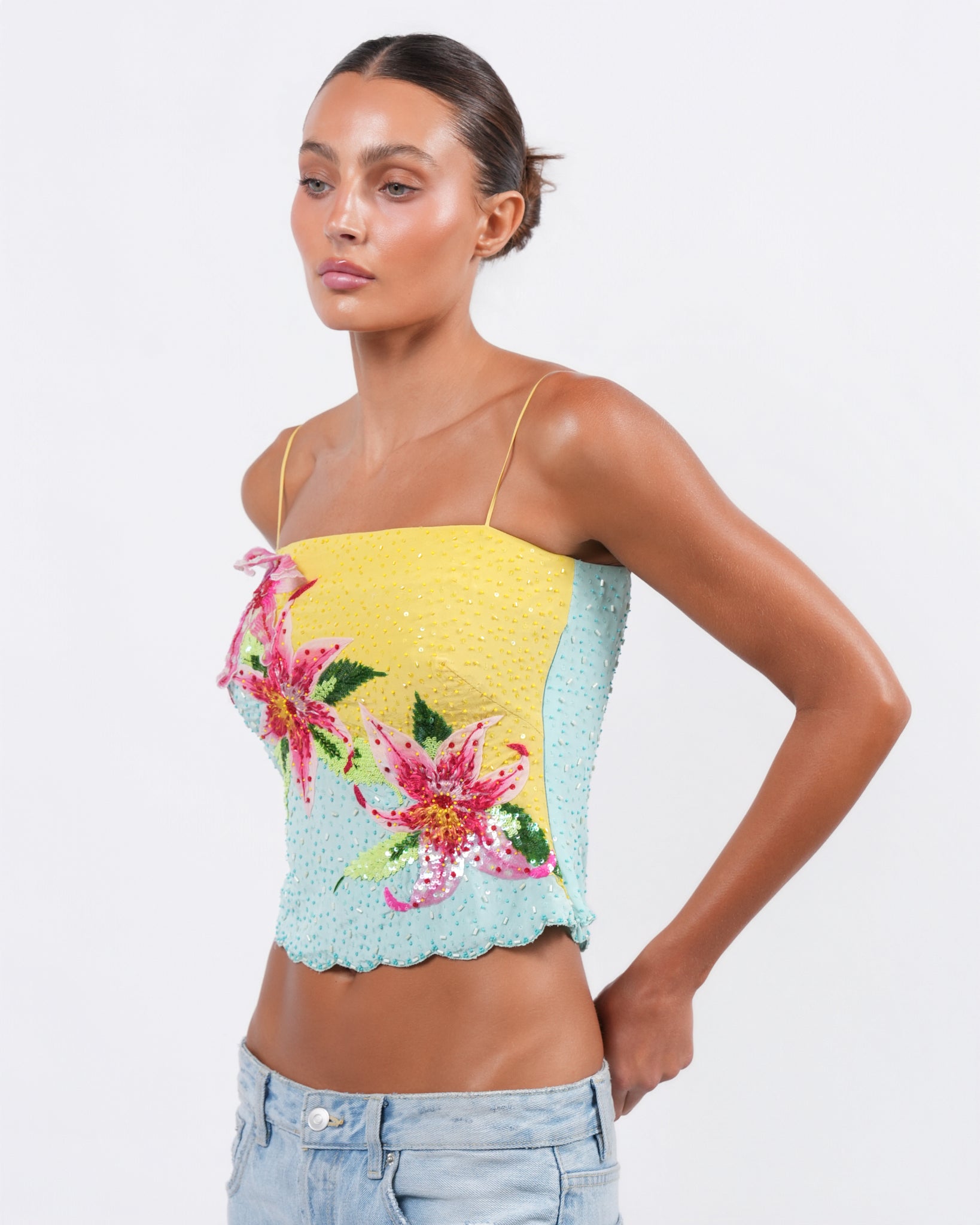SS 2002 Beaded Tank Top – Justin Reed