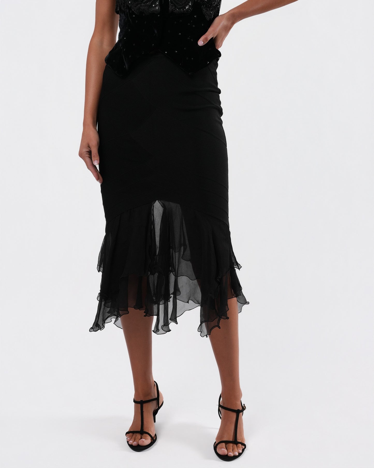 FW 2004 Ruffled Skirt