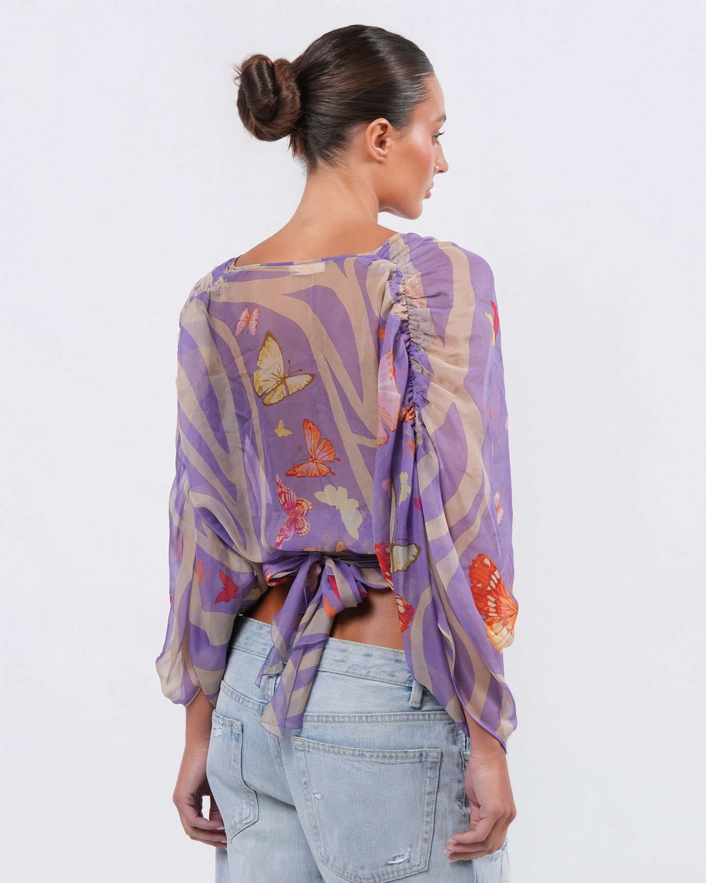 SS 2004 Butterfly Print Runway Top