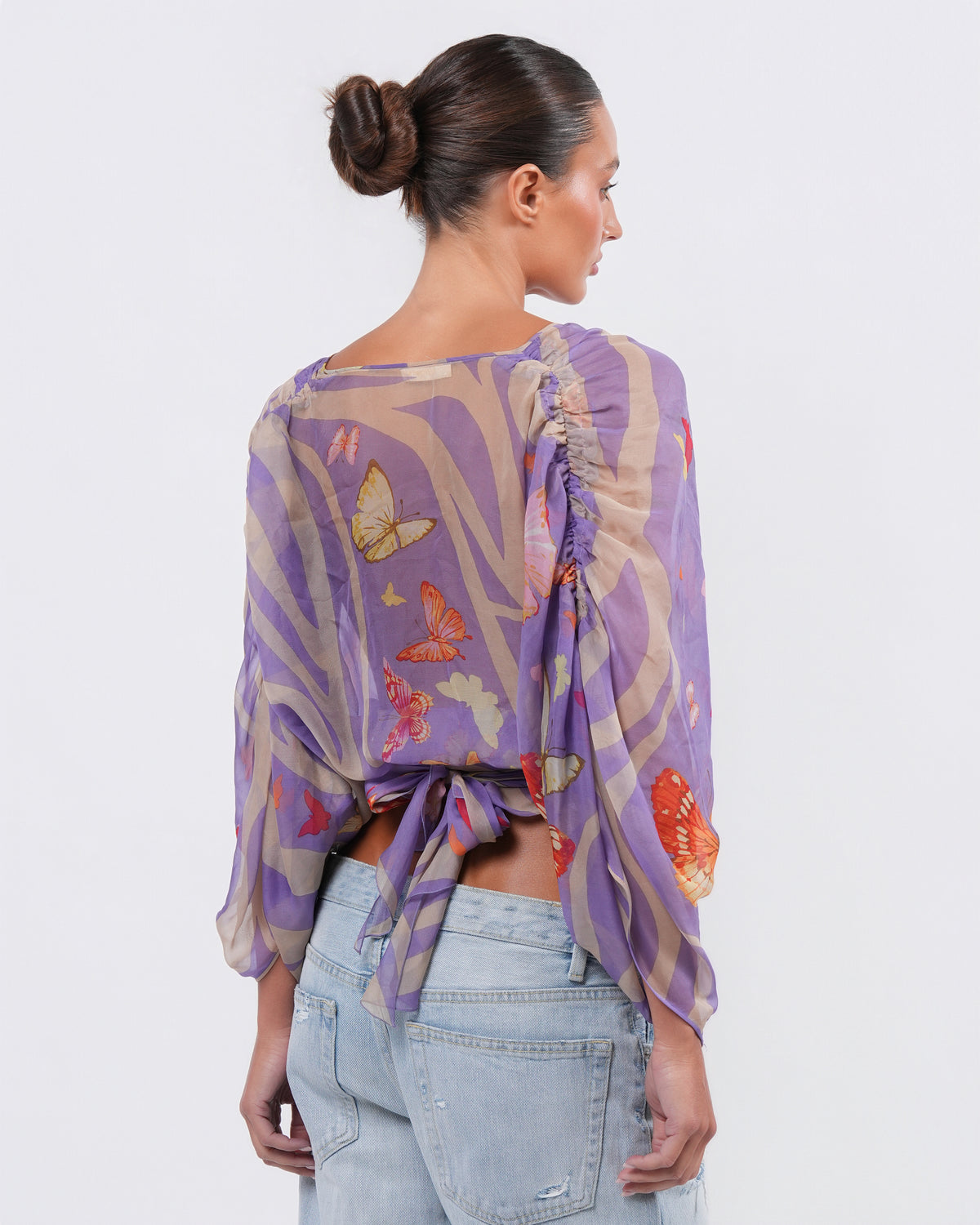 SS 2004 Butterfly Print Runway Top
