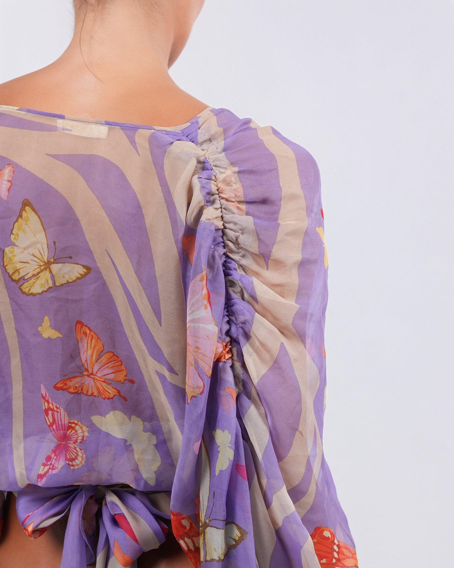 SS 2004 Butterfly Print Runway Top
