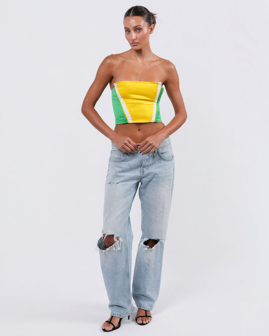 Zip Up Bustier