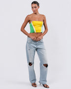 Zip Up Bustier