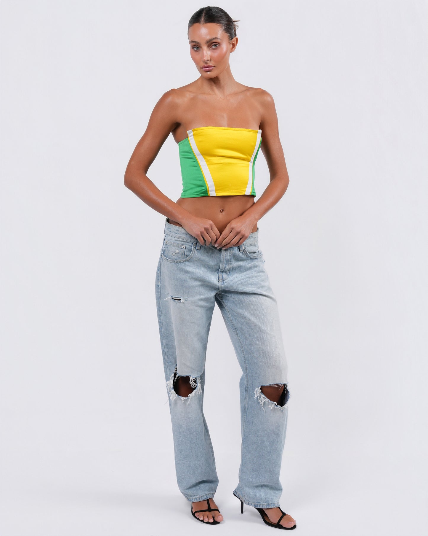 Zip Up Bustier