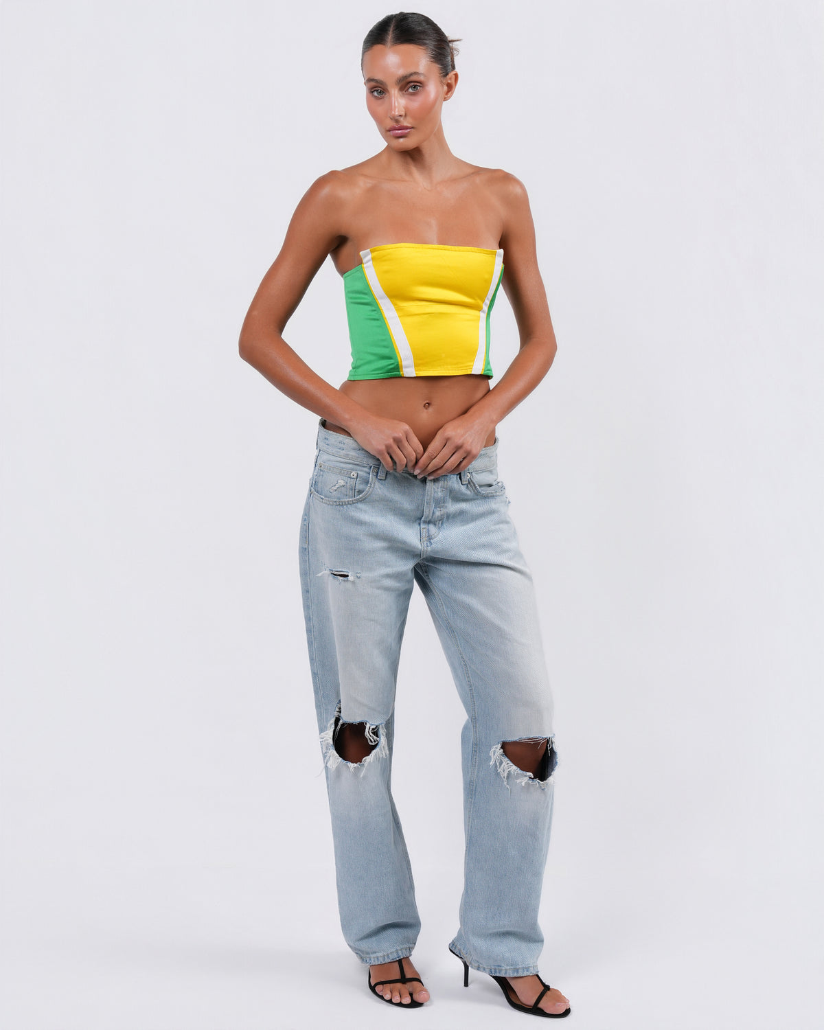 Zip Up Bustier