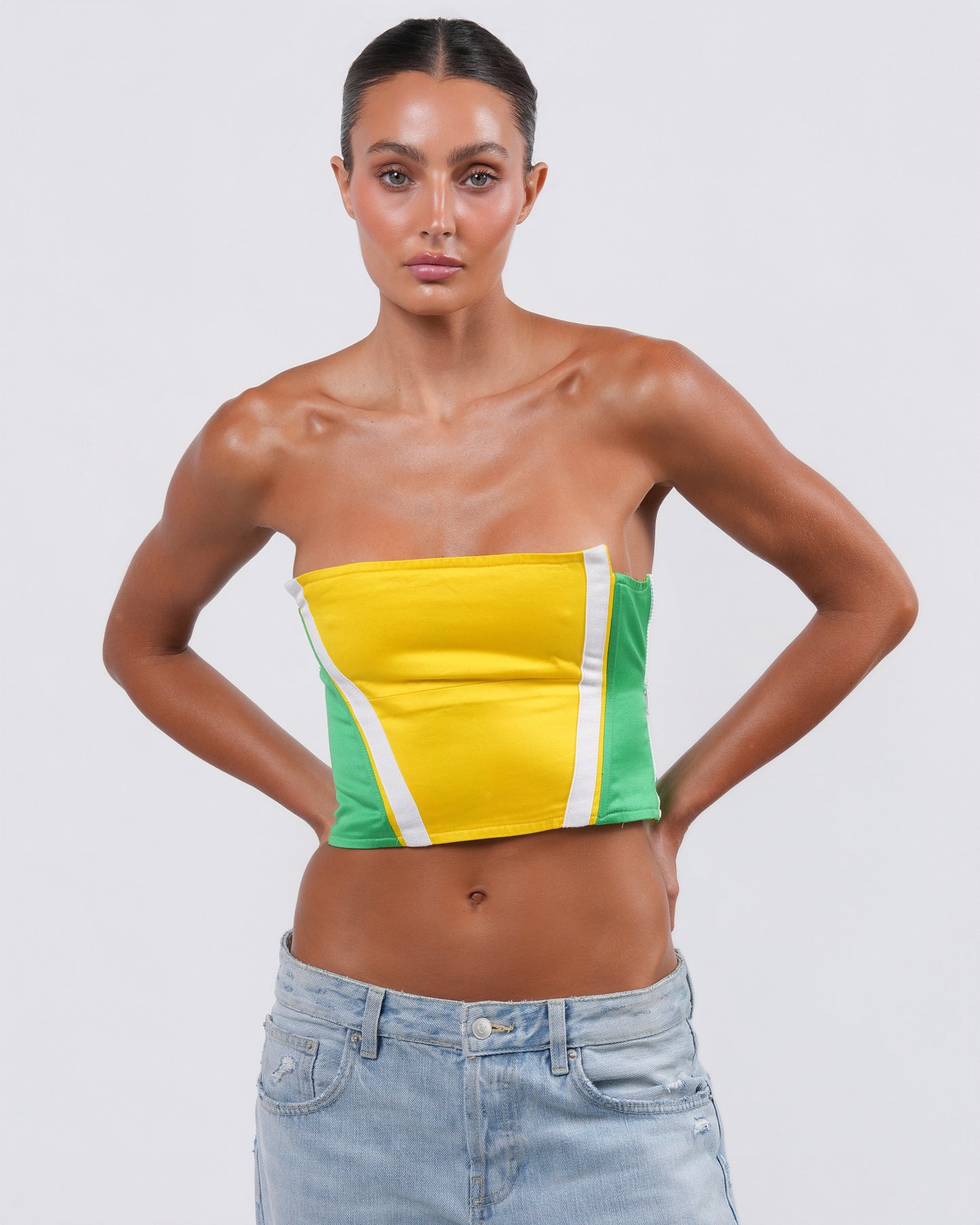 Zip Up Bustier