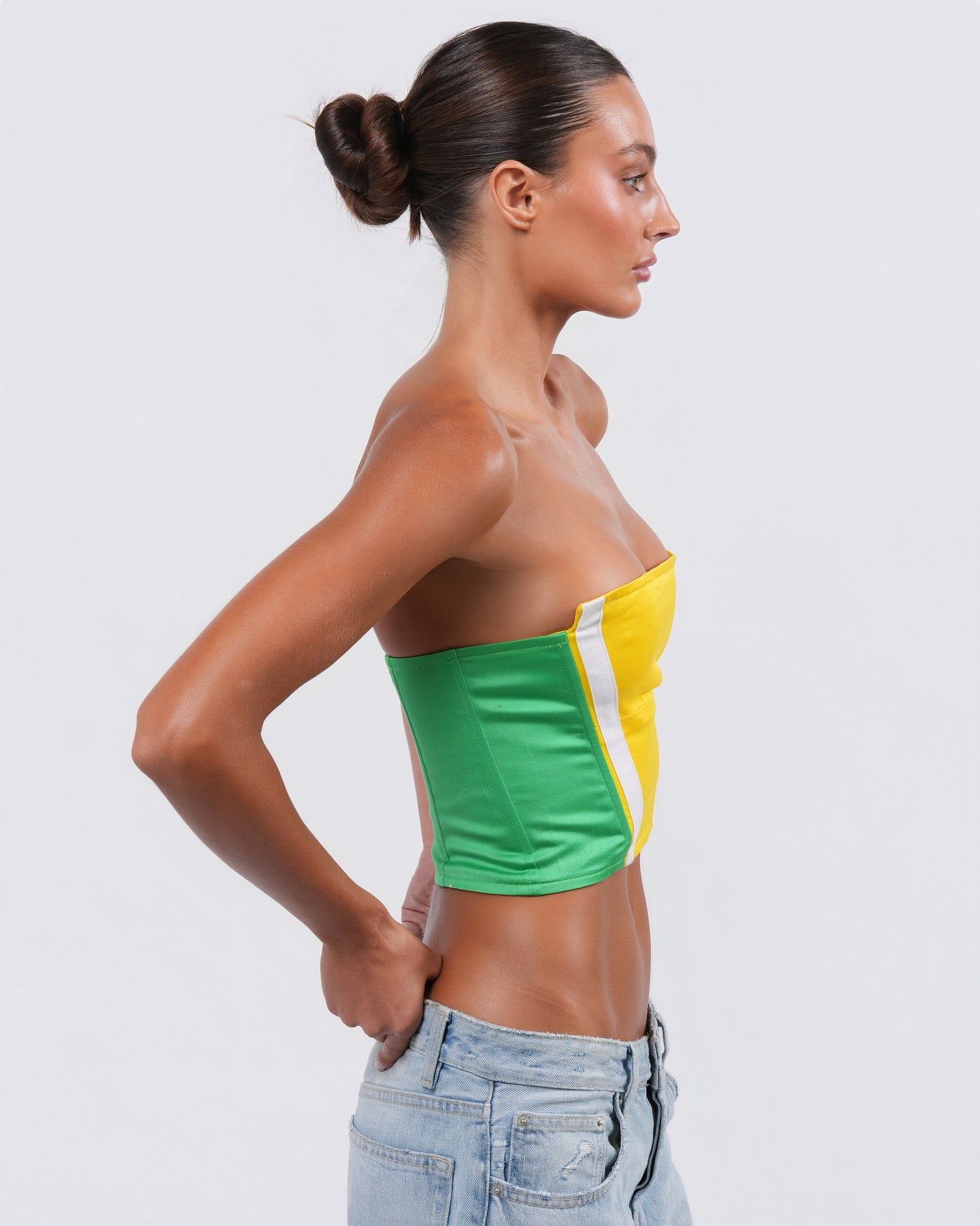 Zip Up Bustier