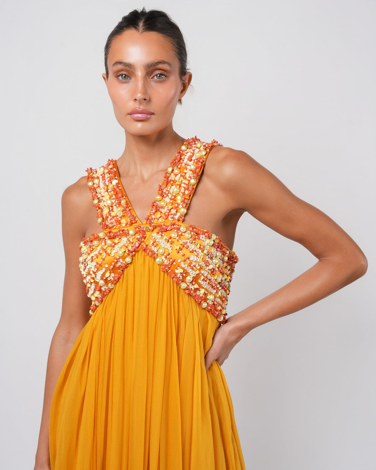 Resort 2009 Marigold Gown