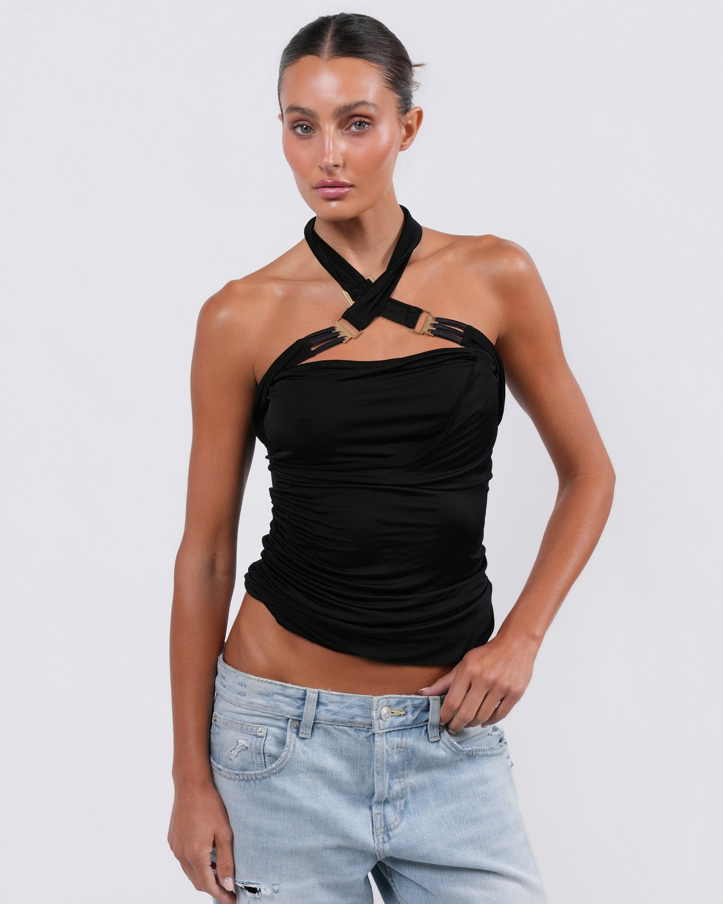 FW 2003 Cross Neck Top