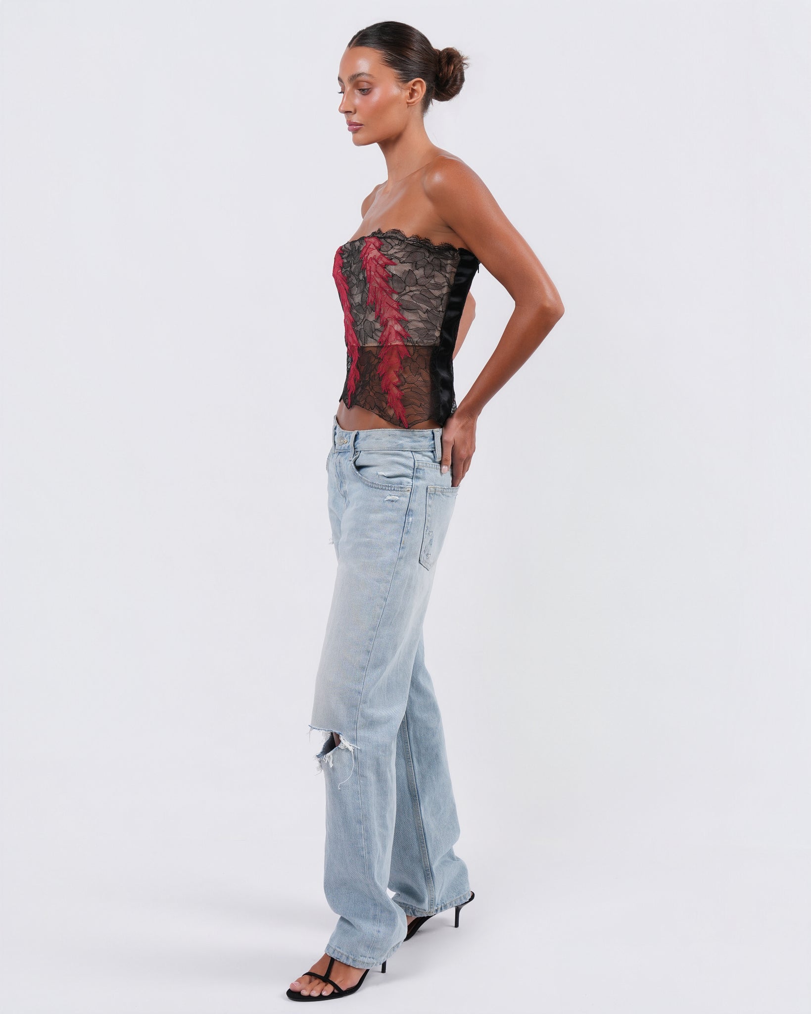FW 1999 Lace Bustier – Justin Reed