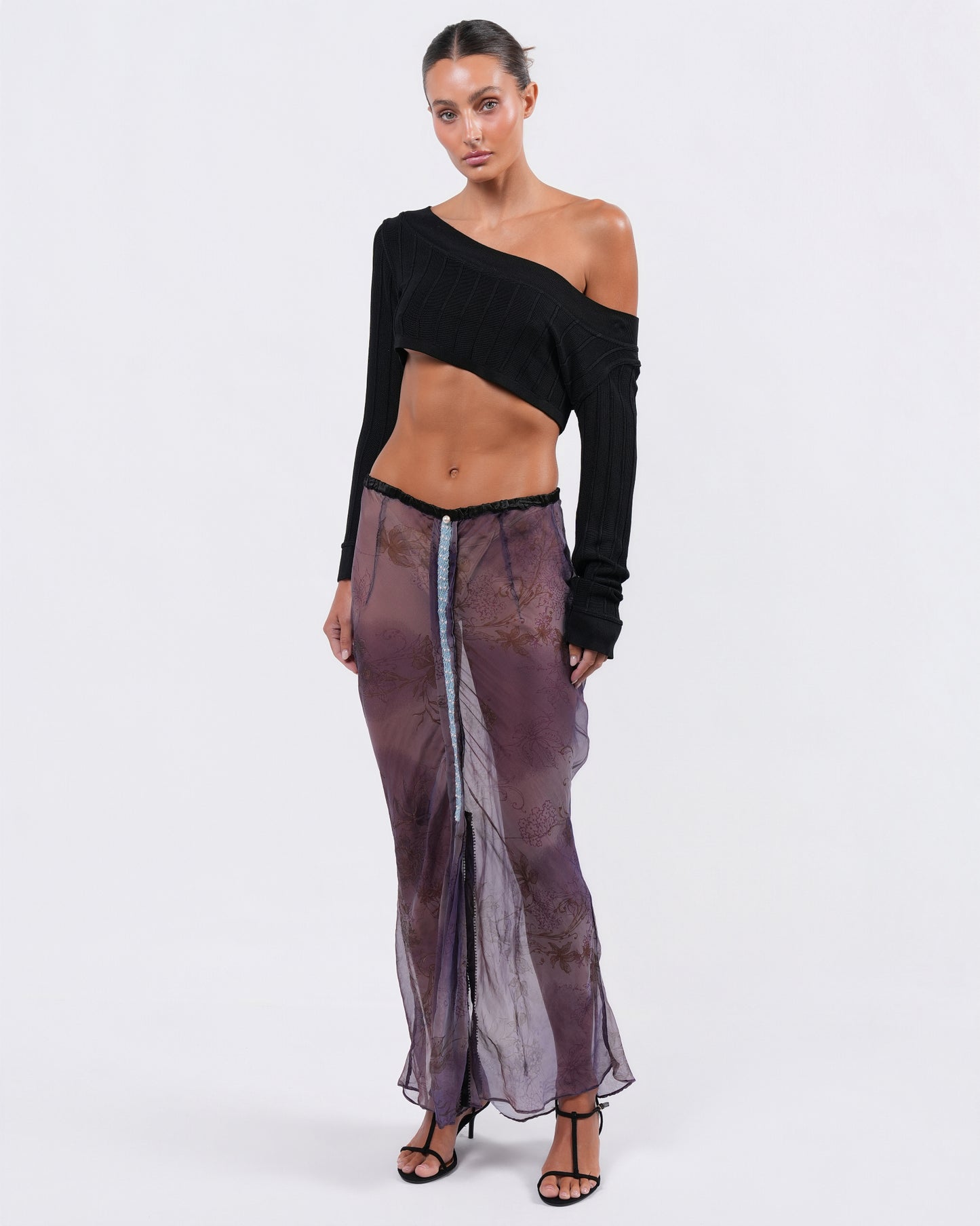 Pearl Detail Skirt