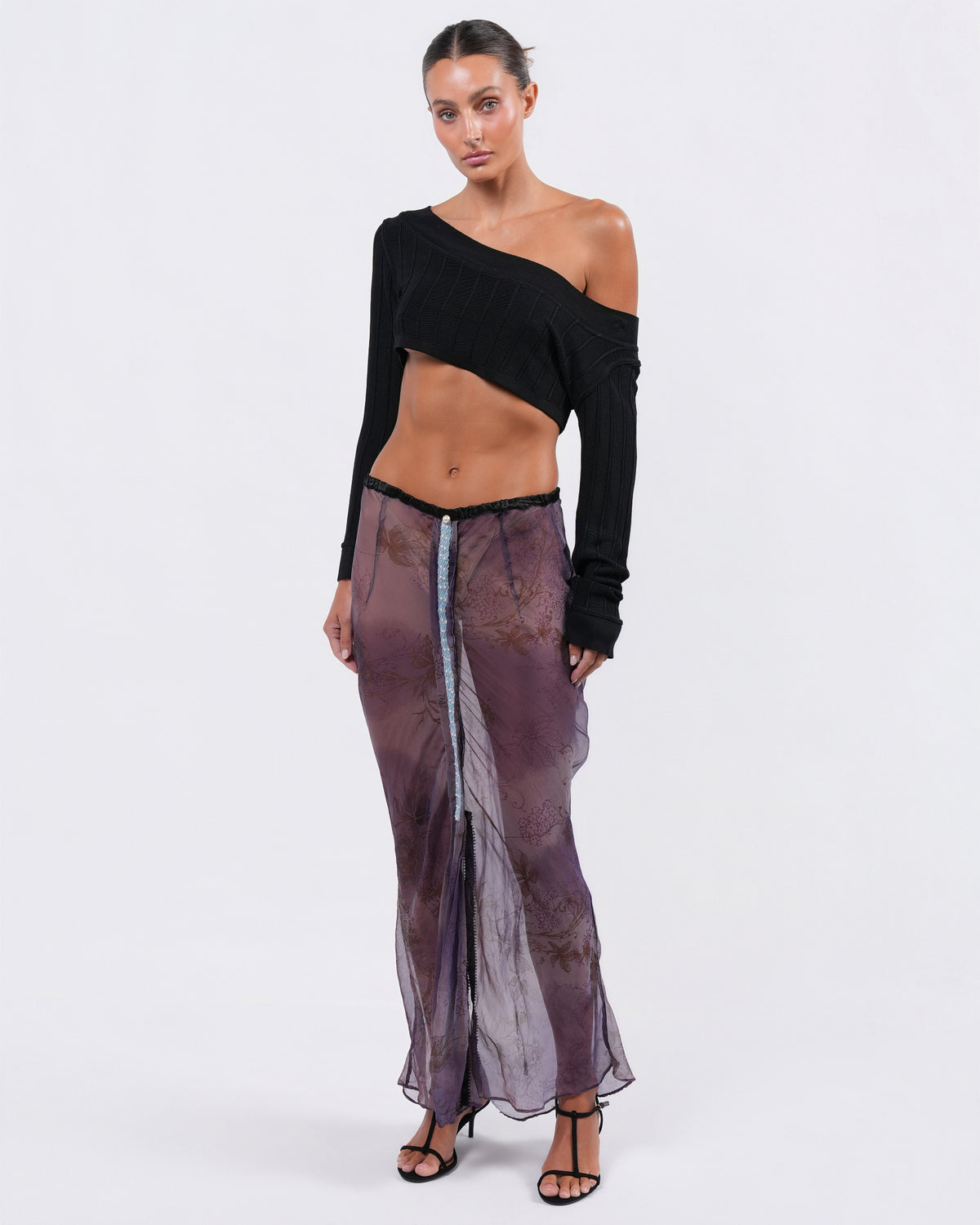 Pearl Detail Skirt