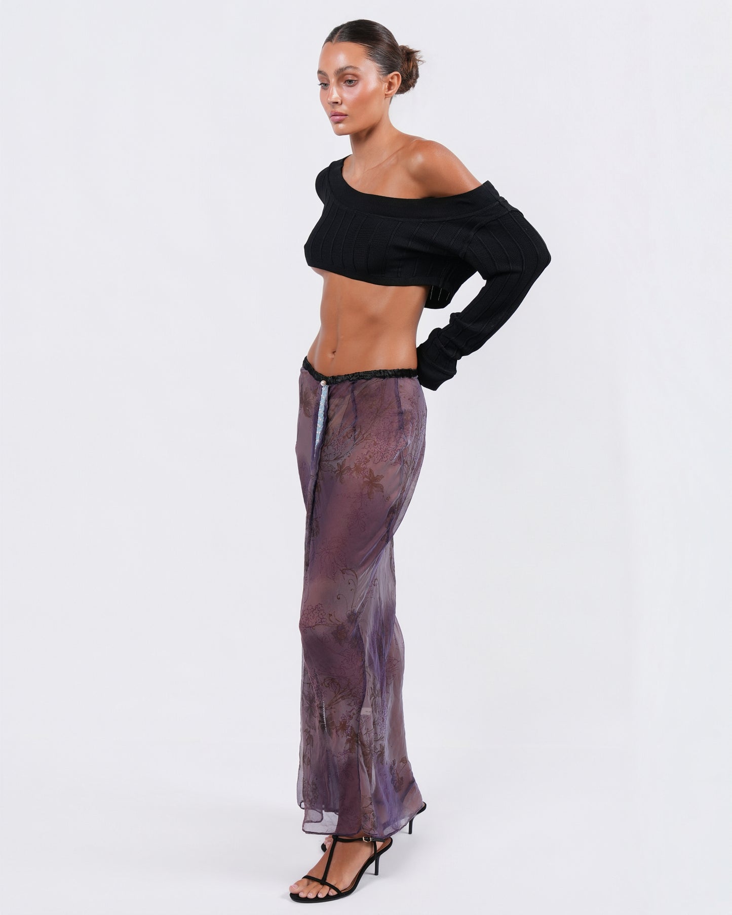 Pearl Detail Skirt