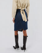 SS 2000 Asymmetrical Denim Skirt