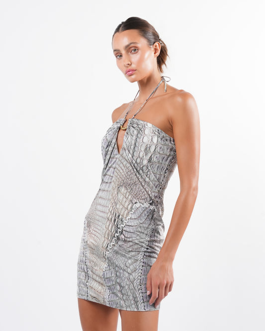 SS 2011 Crocodile Print Mini Dress
