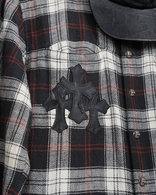 Cross Patch Flannel Shirt