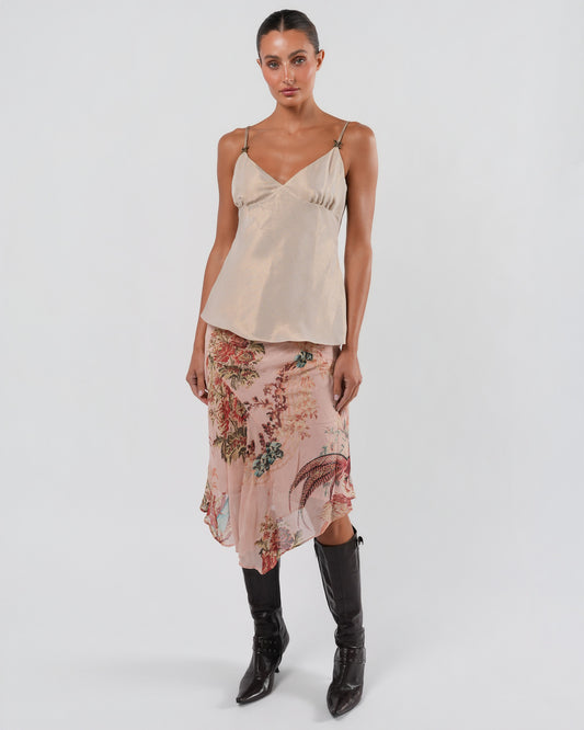 SS 2003 Pheasant Print Skirt