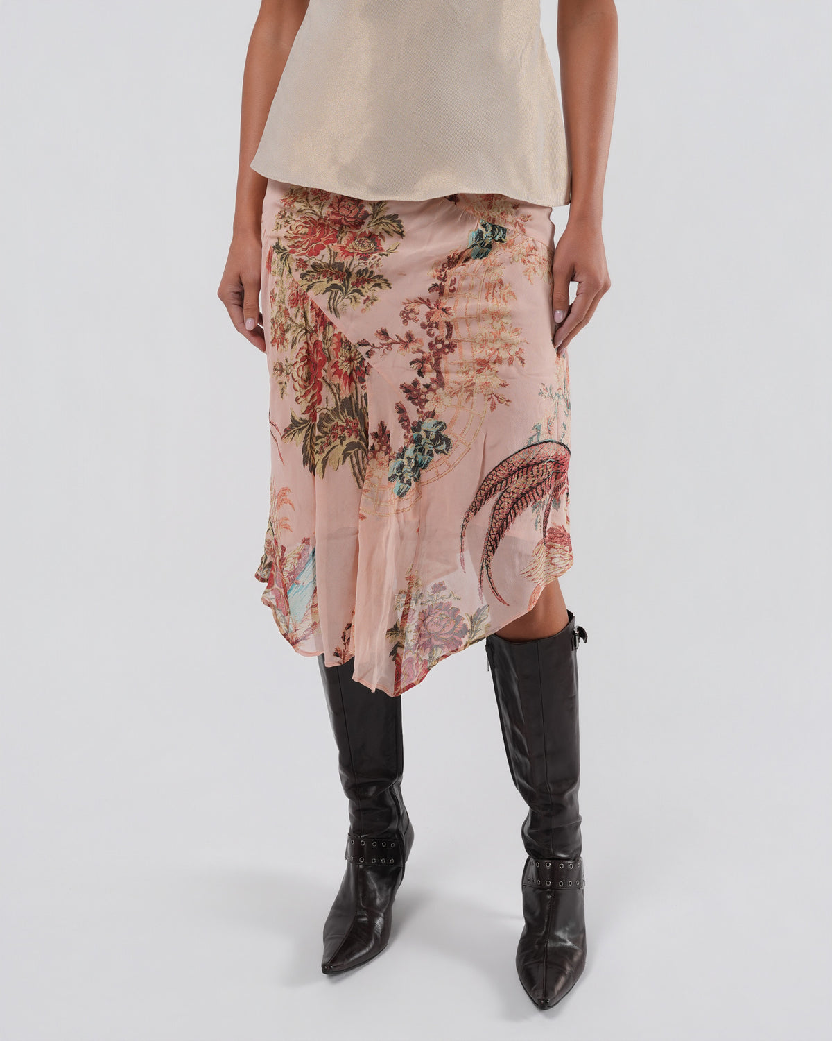 SS 2003 Pheasant Print Skirt