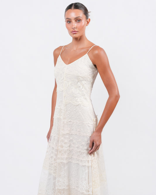 SS 1993 Patchwork Lace Dress