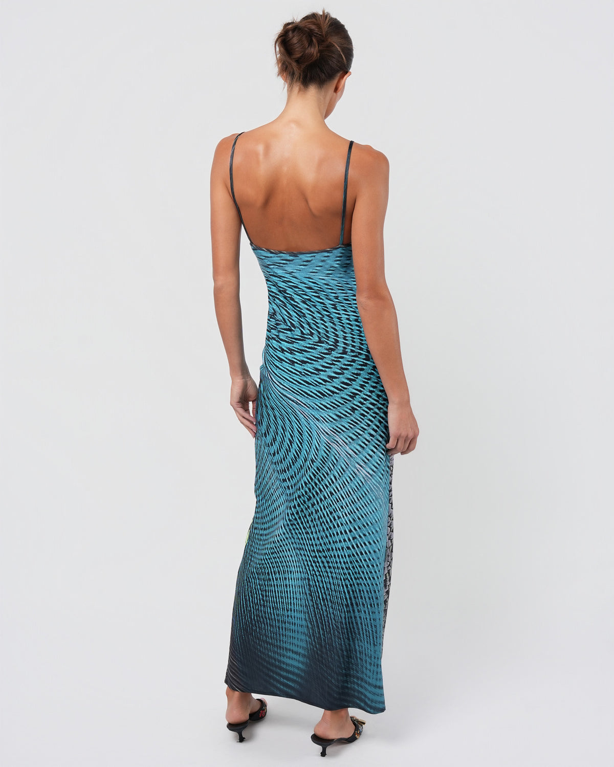 SS 2001 Psychedelic Print Gown