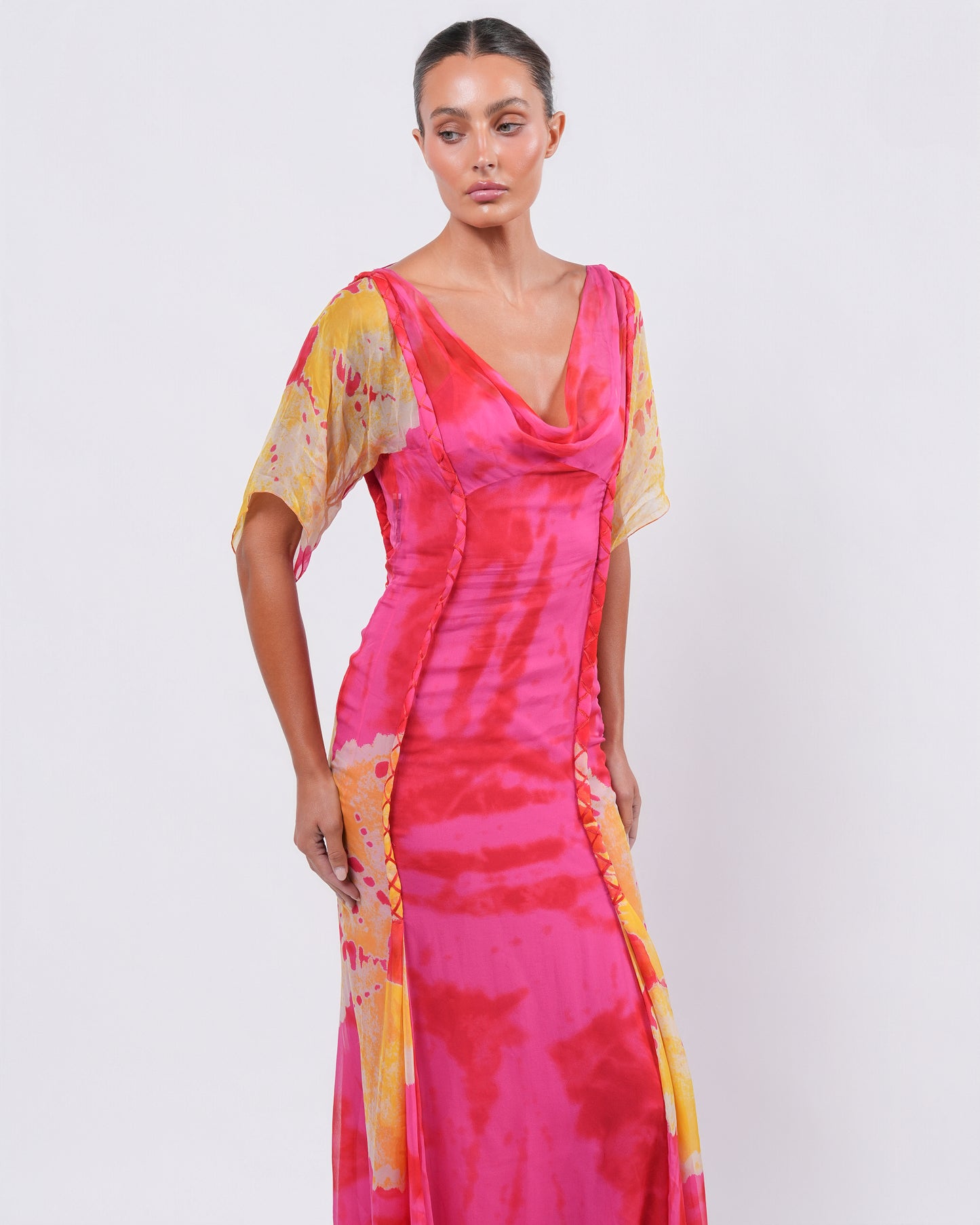 SS 2003 Tie Dye Gown