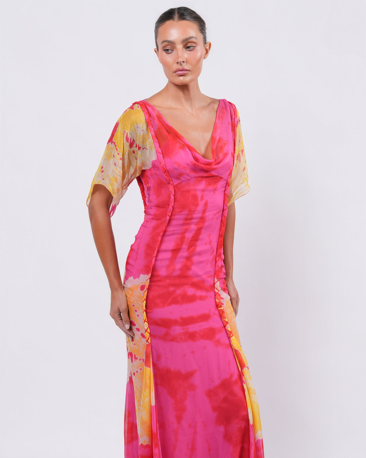 SS 2003 Tie Dye Gown